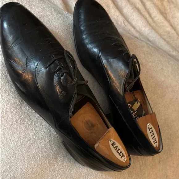Bally Black Leather Oxfords Classic Lace-Up Design Spiegel Leather Oxford | BALLY - Luxury Shoes & Bags | ELLIS  main image 3